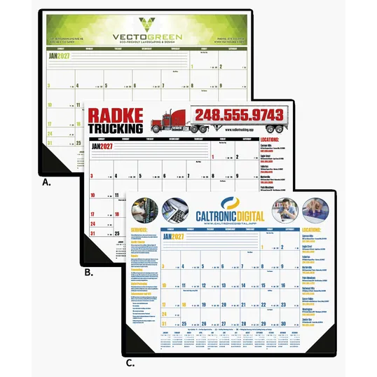 Good Value™ Multi-Color Desk Pad, 22 x 17 Inches