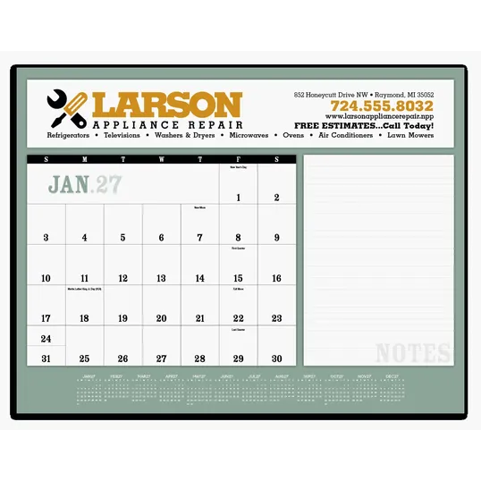 Triumph® Calendars Notes Desk Pad, 22 x 17 Inches