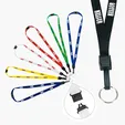 1/2" Breakaway Lanyard with Key Ring