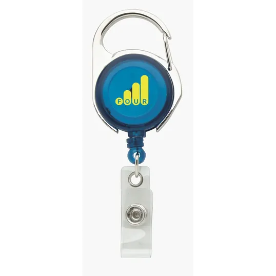 Carabiner Badge Holder with Retractable 30" Cord — view 7