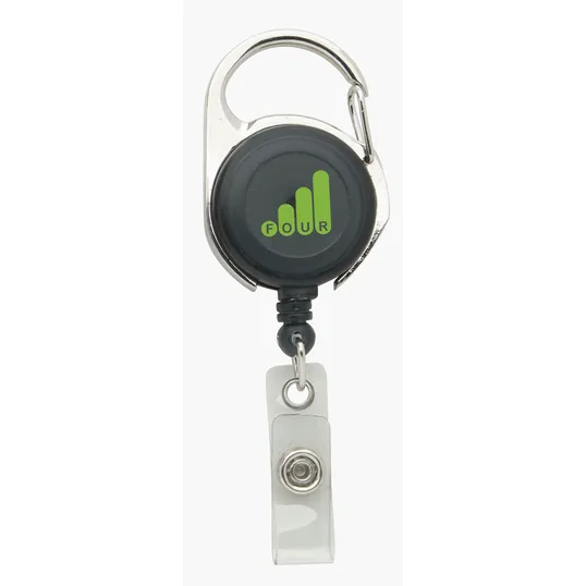 Carabiner Badge Holder with Retractable 30" Cord — view 12