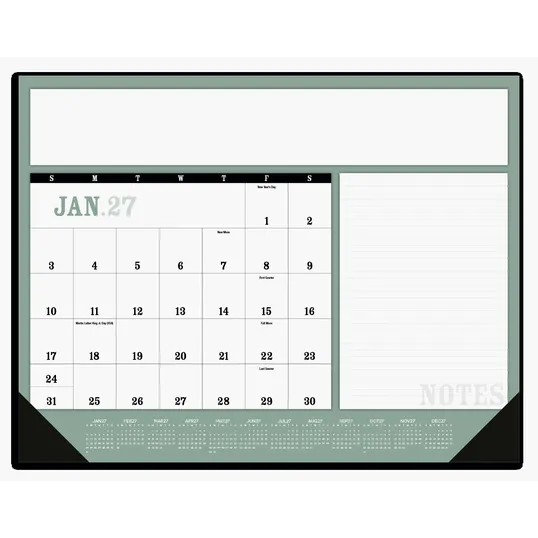 Triumph® Calendars Notes Desk Pad with Vinyl Corners — view 2
