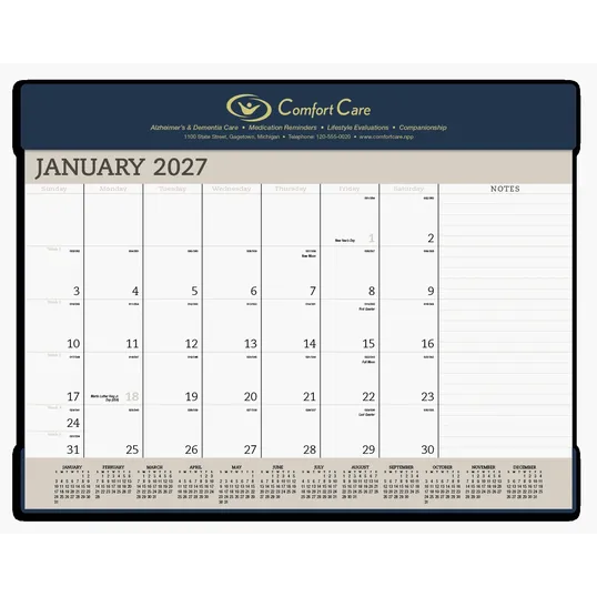 Triumph® Calendars Vinyl Desk Pad — view 7