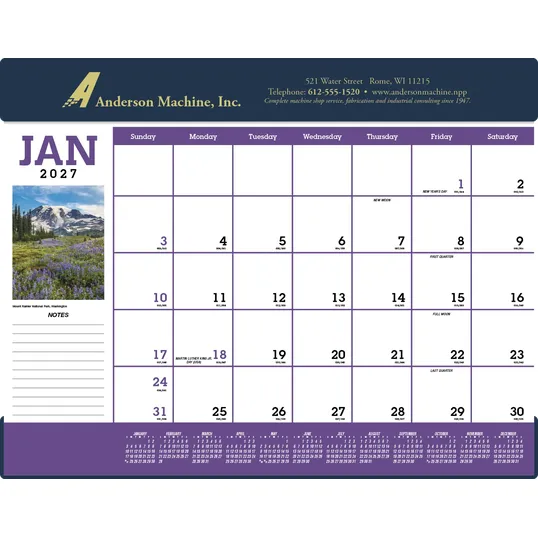 Triumph® Calendars Scenic Desk Pad — view 10