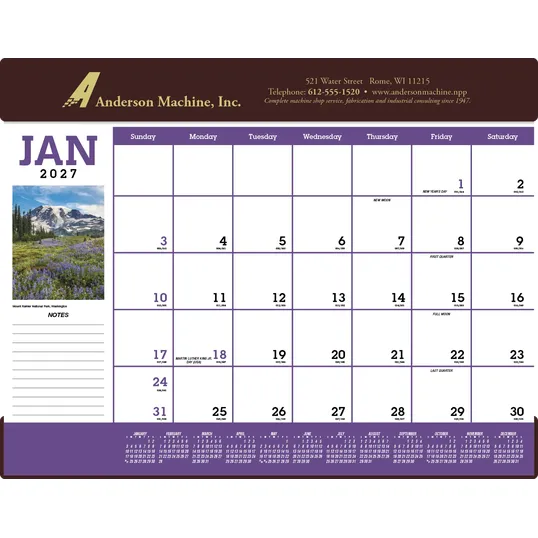 Triumph® Calendars Scenic Desk Pad — view 9