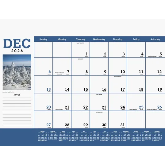 Triumph® Calendars Scenic Desk Pad — view 11