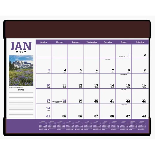 Triumph® Calendars Scenic Desk Pad — view 7