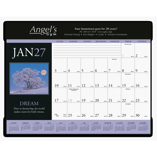Triumph® Calendars Motivations Desk Pad — view 2
