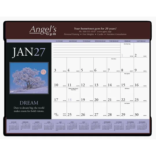 Triumph® Calendars Motivations Desk Pad — view 3