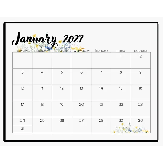 Triumph® Calendars Small Monthly Desk Pad, Floral — view 2