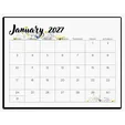 Triumph® Calendars Small Monthly Desk Pad, Floral — view 2