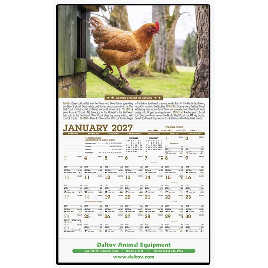 Triumph® Calendars Scenic Almanac Wall Calendar — view 4