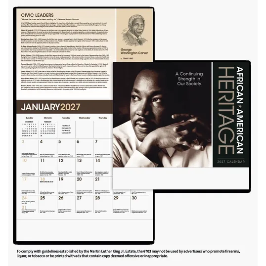 Triumph® Calendars African-American Heritage: Dr. Martin Luther King, Jr. Wall Calendar — view 6