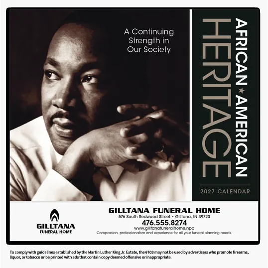 Triumph® Calendars African-American Heritage: Dr. Martin Luther King, Jr. Wall Calendar — view 2