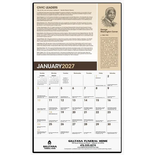 Triumph® Calendars African-American Heritage Family Wall Calendar — view 4