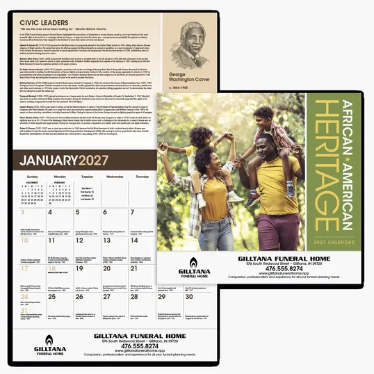 Triumph® Calendars African-American Heritage Family Wall Calendar
