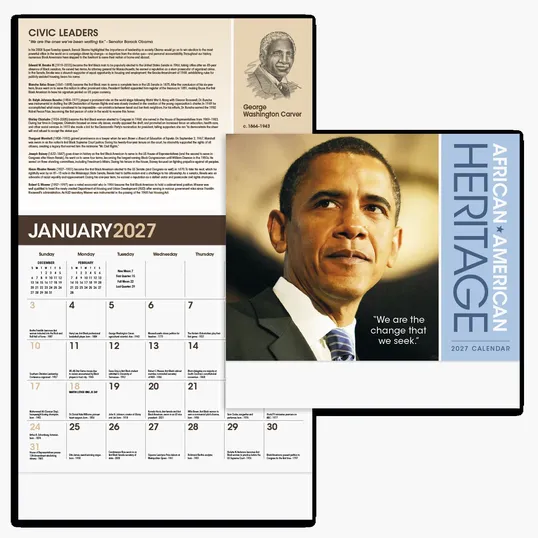 Triumph® Calendars African-American Heritage Barack Obama Wall Calendar — view 5