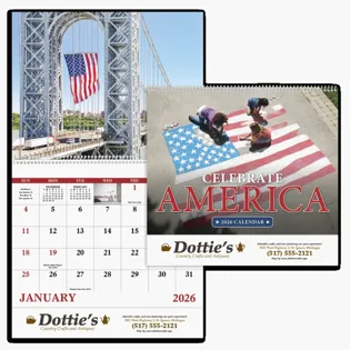 Picture For Good Value™ Celebrate America - Spiral Calendar