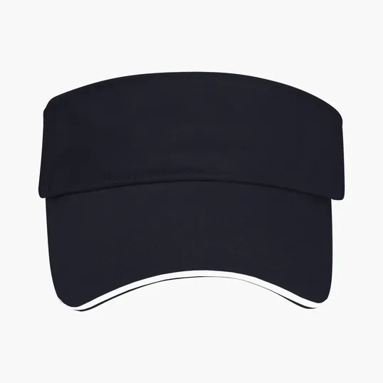 The Visor, Brushed Cotton Twill with Contrast Sandwich — view 14