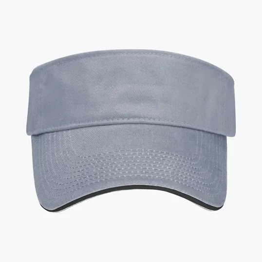 The Visor, Brushed Cotton Twill with Contrast Sandwich — view 10