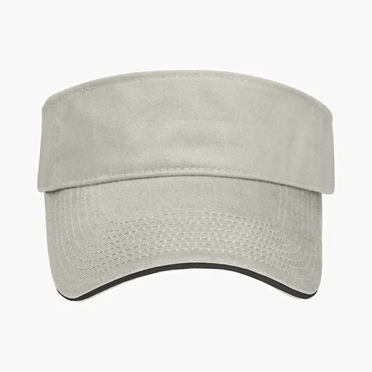 The Visor, Brushed Cotton Twill with Contrast Sandwich — view 20