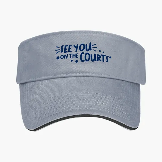 The Visor, Brushed Cotton Twill with Contrast Sandwich — view 17