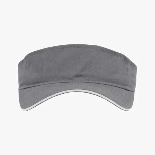 The Visor, Brushed Cotton Twill with Contrast Sandwich — view 2