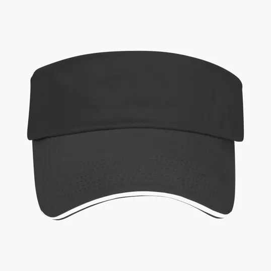 The Visor, Brushed Cotton Twill with Contrast Sandwich