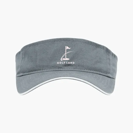 The Visor, Brushed Cotton Twill with Contrast Sandwich — view 12
