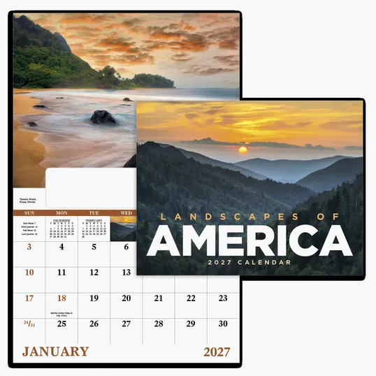 Good Value™ Landscapes of America 13-Month Window Calendar — view 6
