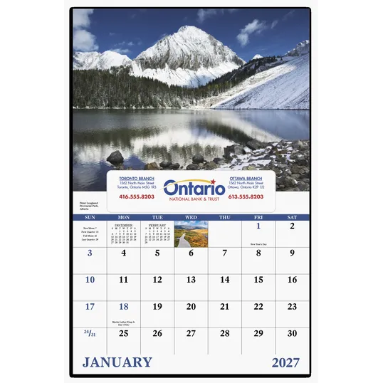 Good Value™ Scenic Canada Window Calendar, 13-Month — view 4