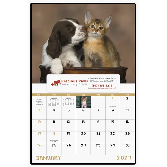 Good Value™ Puppies & Kittens Window Calendar, 13-Month — view 4