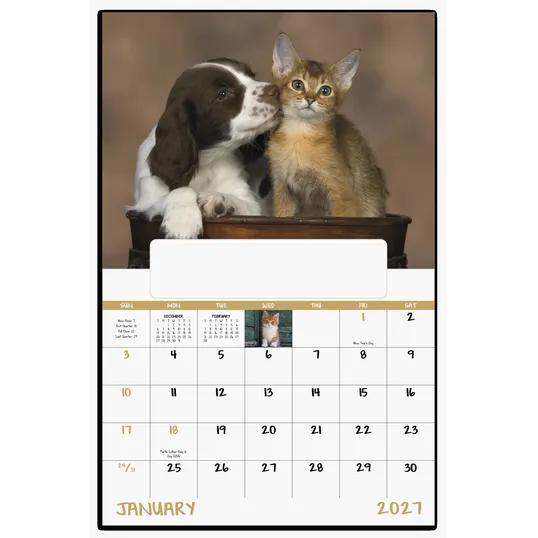 Good Value™ Puppies & Kittens Window Calendar, 13-Month — view 5
