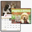 Good Value™ Puppies & Kittens Window Calendar, 13-Month