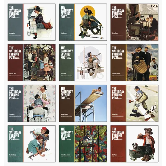 Good Value™ The Saturday Evening Post Window Calendar, 13-Month — view 3
