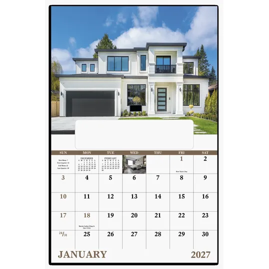 Good Value™ Welcome Home Window Calendar, 13-Month — view 4