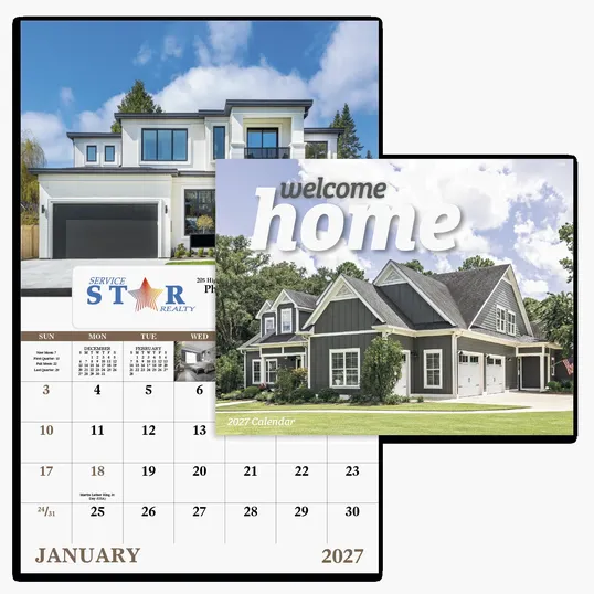 Good Value™ Welcome Home Window Calendar, 13-Month