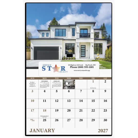 Good Value™ Welcome Home Window Calendar, 13-Month — view 6