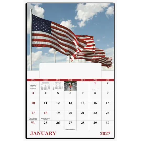 Good Value™ Celebrate America 13-Month Window Calendar — view 5