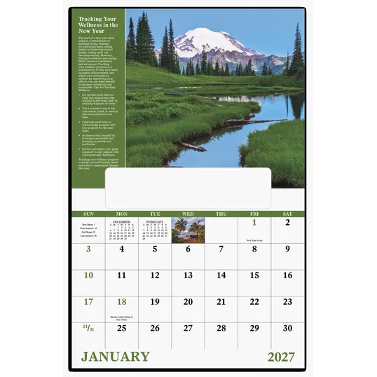 Good Value™ Healthy Living Window Calendar, 13-Month Wall Calendar — view 5