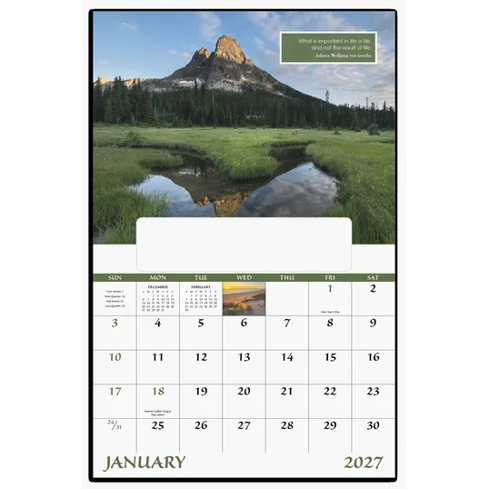 Good Value™ Inspirations for Life Window Calendar, 13-Month Wall Calendar — view 5