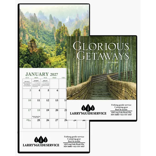 Good Value™ Glorious Getaways Mini Calendar — view 2