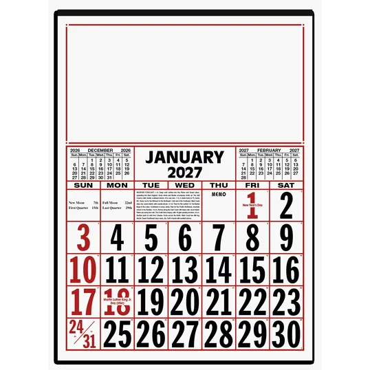 Skinner & Kennedy® Commercial 12-Sheet Calendar — view 4