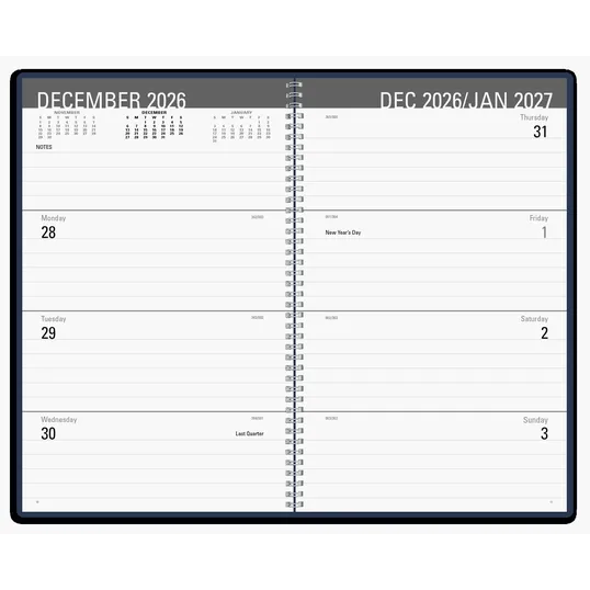 Triumph® Calendars Classic Weekly Desk Planner — view 10