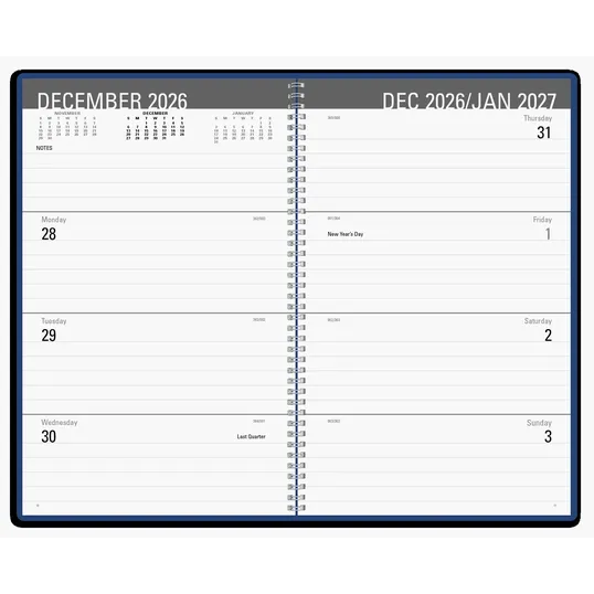 Triumph® Calendars Classic Weekly Desk Planner — view 7