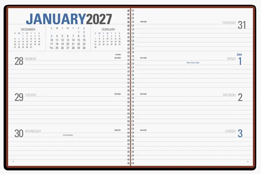 Triumph® Calendars Classic Weekly Planner, 13-Month — view 4