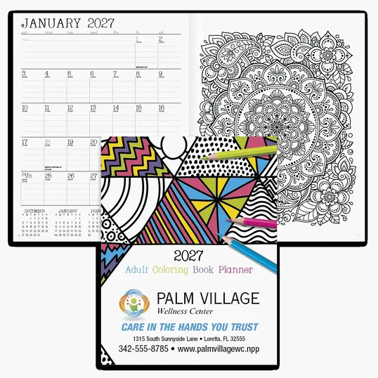 Good Value™ Adult Coloring Book Planner — view 2