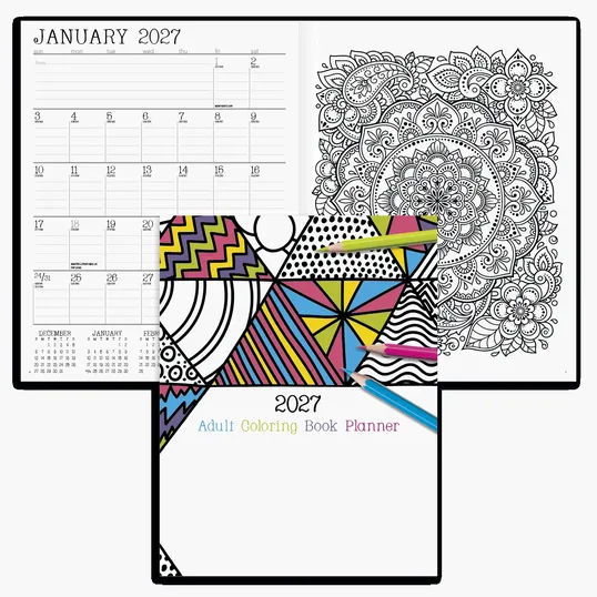 Good Value™ Adult Coloring Book Planner — view 5
