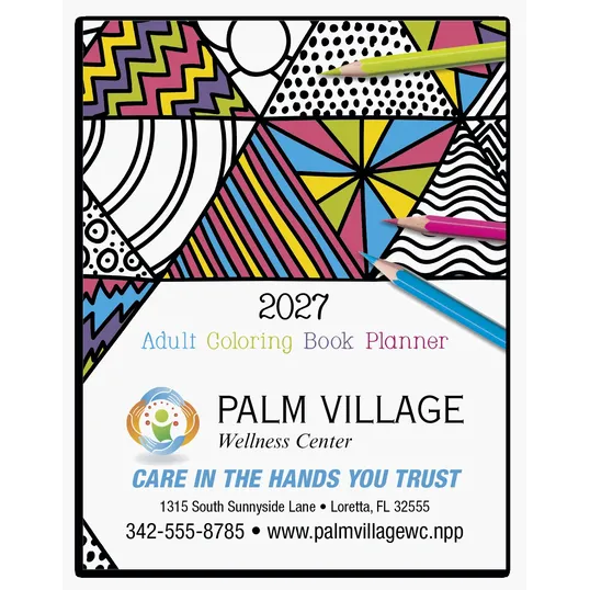 Good Value™ Adult Coloring Book Planner — view 3