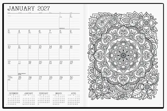 Good Value™ Adult Coloring Book Planner